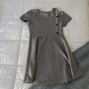(zara) grey kids dress